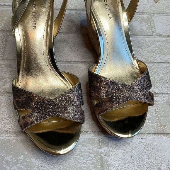 Marc Fischer welly sparkle wedges heels - Picture 6 of 14